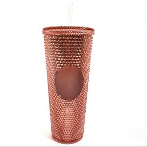 Starbucks Rose Gold Iridescent Studded Tumbler